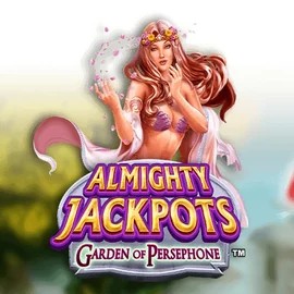 Almighty Jackpots: Garden of Persephone logo by Novomatic Lanista Casino