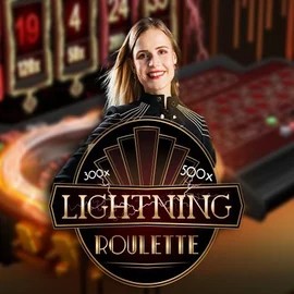 Lightning Roulette logo by Evolution at Lanista Casino